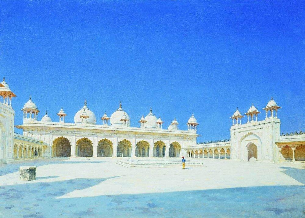 Moti Masjid The Pearl Mosque of Agra Fort